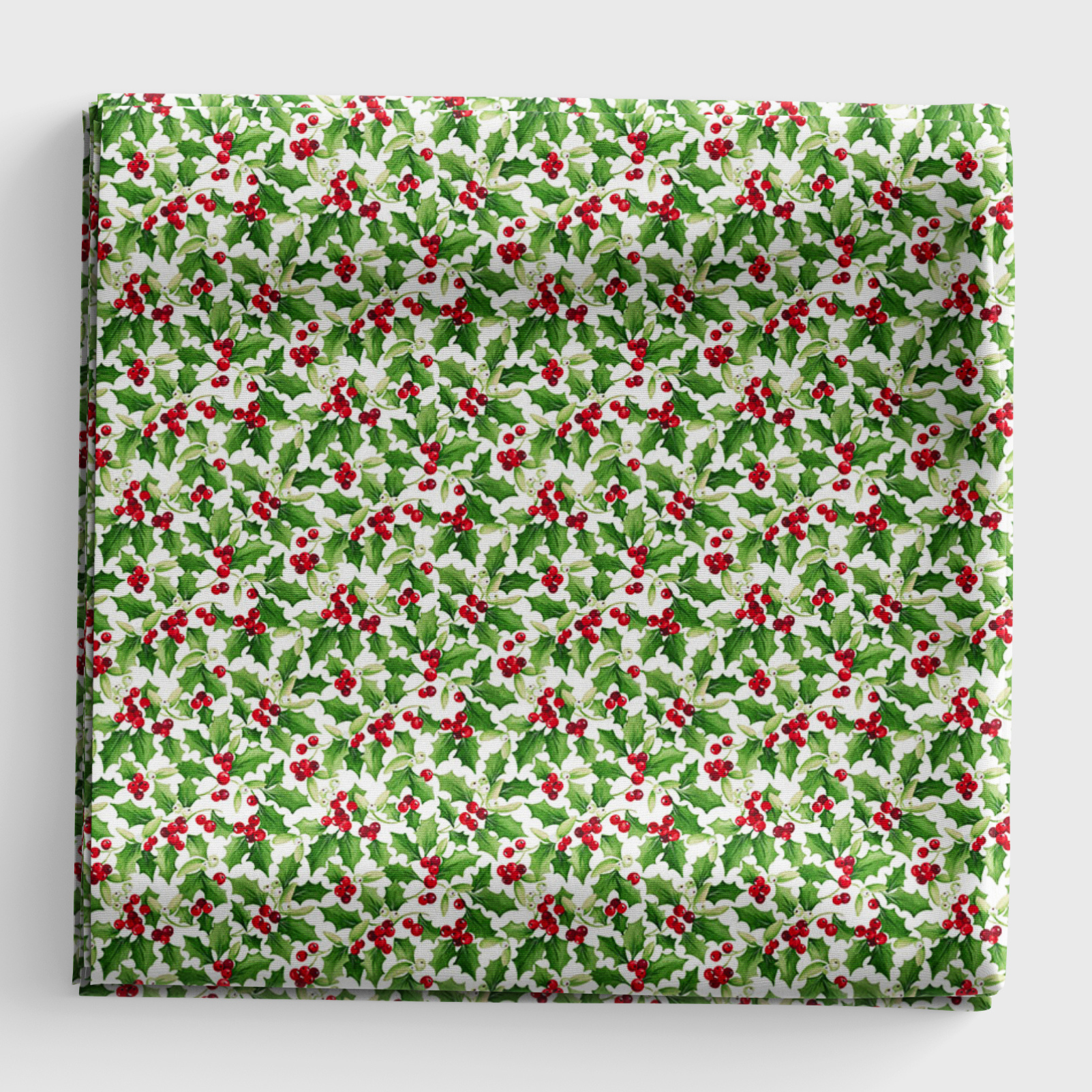 Barnyard Christmas - Holly - White - 28805-10