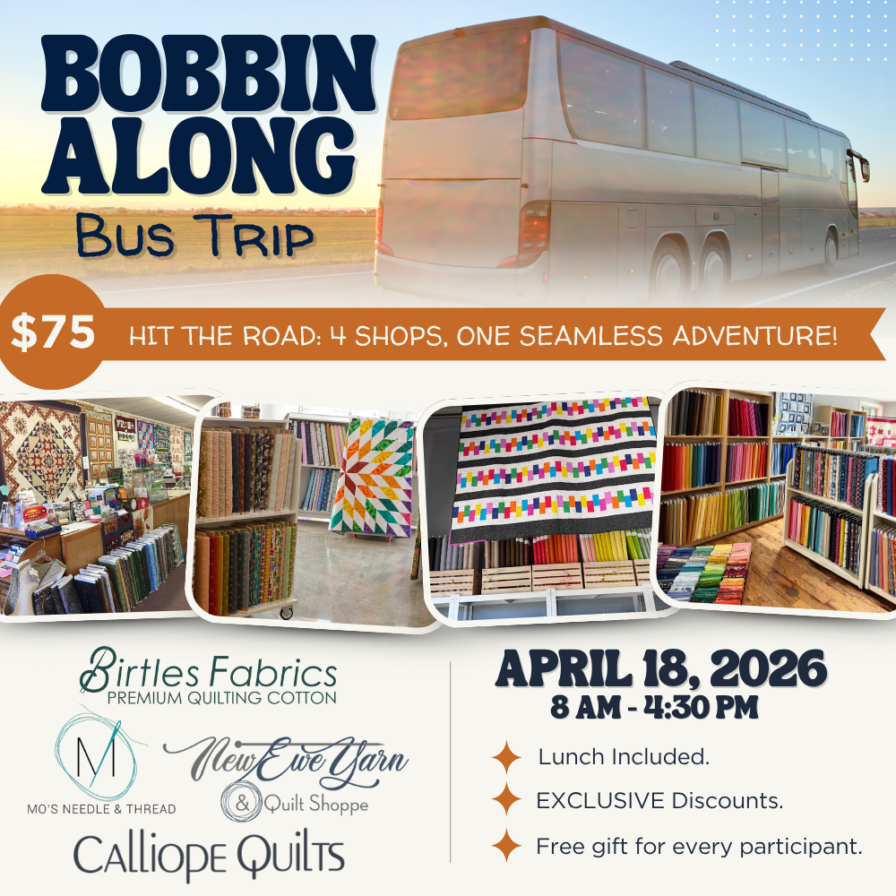 Bobbin Along Bus Trip | April 18, 2026