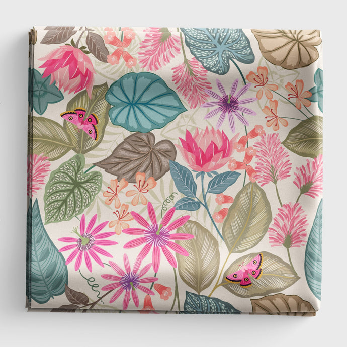 Botanical Oasis - Botanical Flora - Cream - A982A – Calliope Quilts