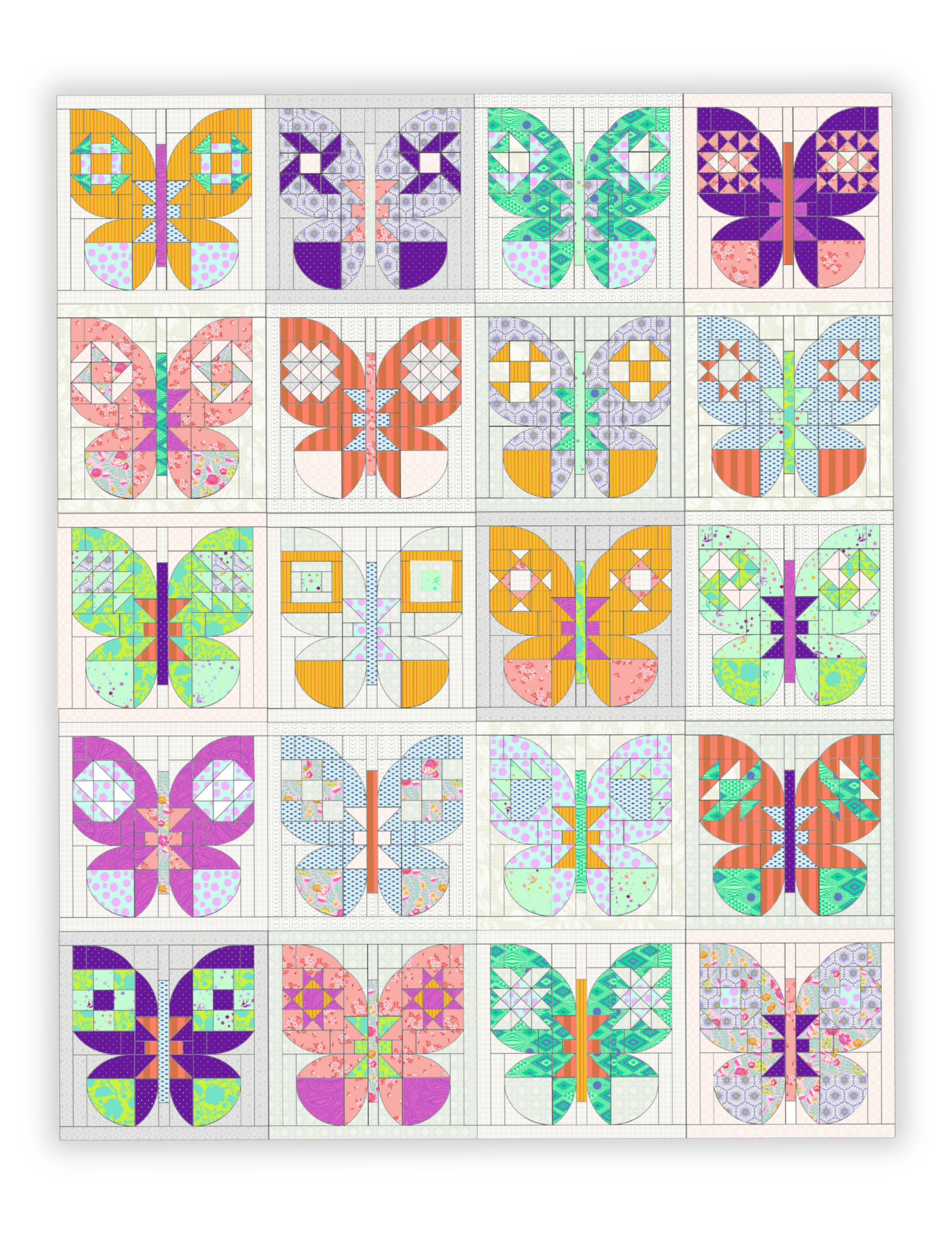 Butterfly Fields | Block of the Month