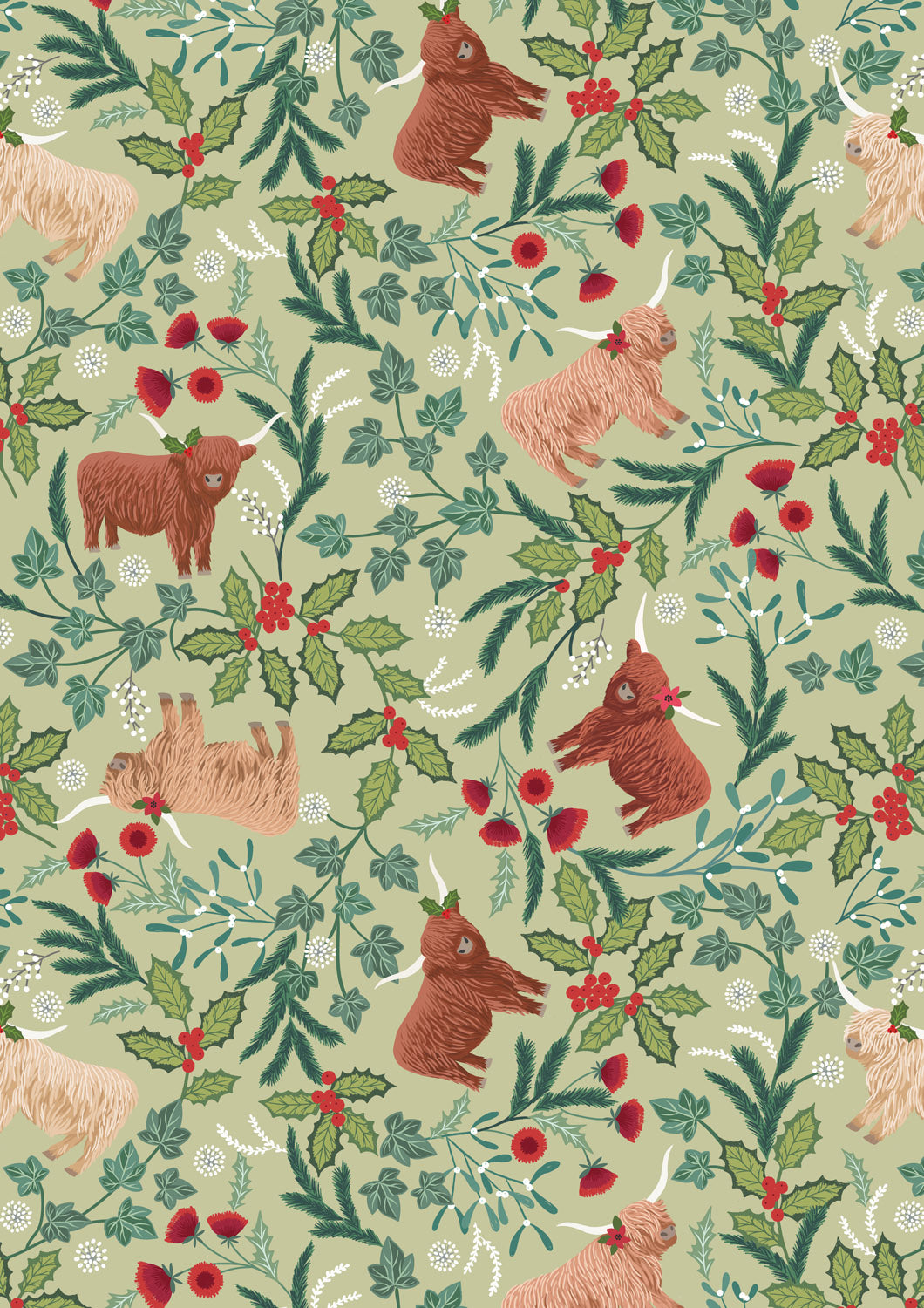 Celtic Christmas - Highlands - Festive Sage - C130B