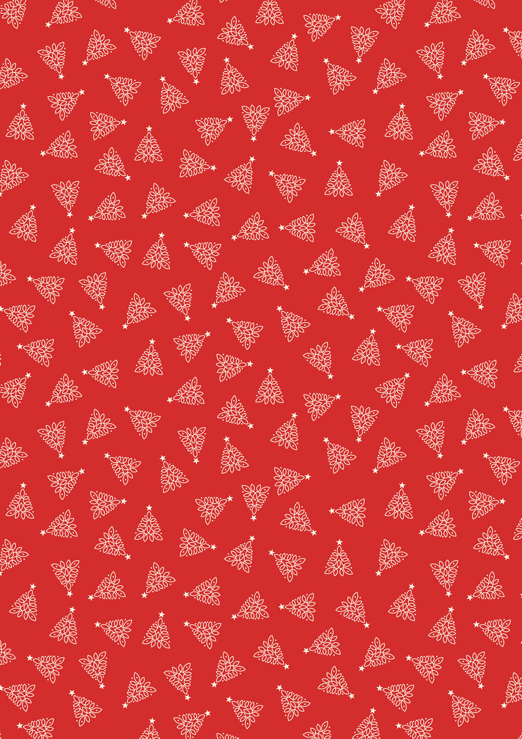Celtic Christmas - Celtic Trees - Winter Red - C131C