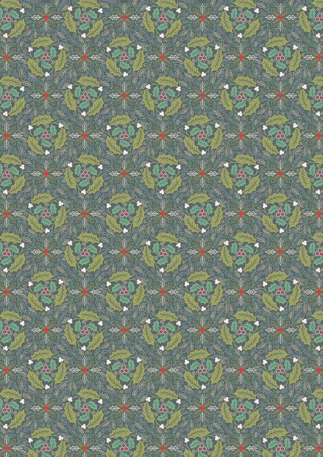 Celtic Christmas - Festive Celtic Leaves - Winter - C133C
