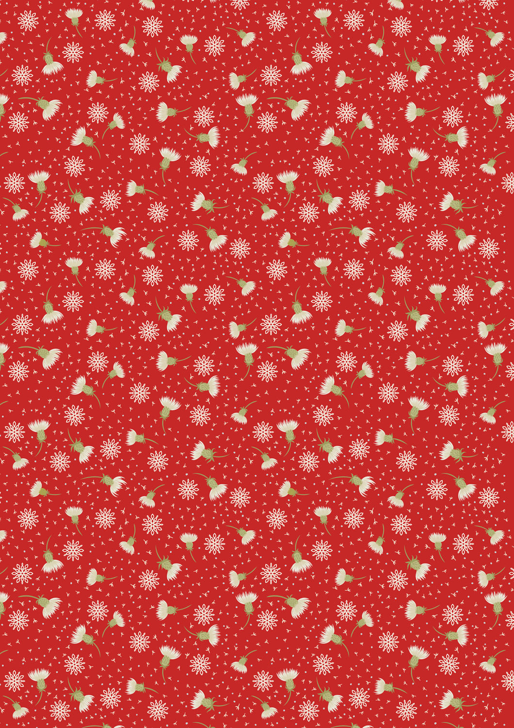 Celtic Christmas - Thistledown - Red - C134B