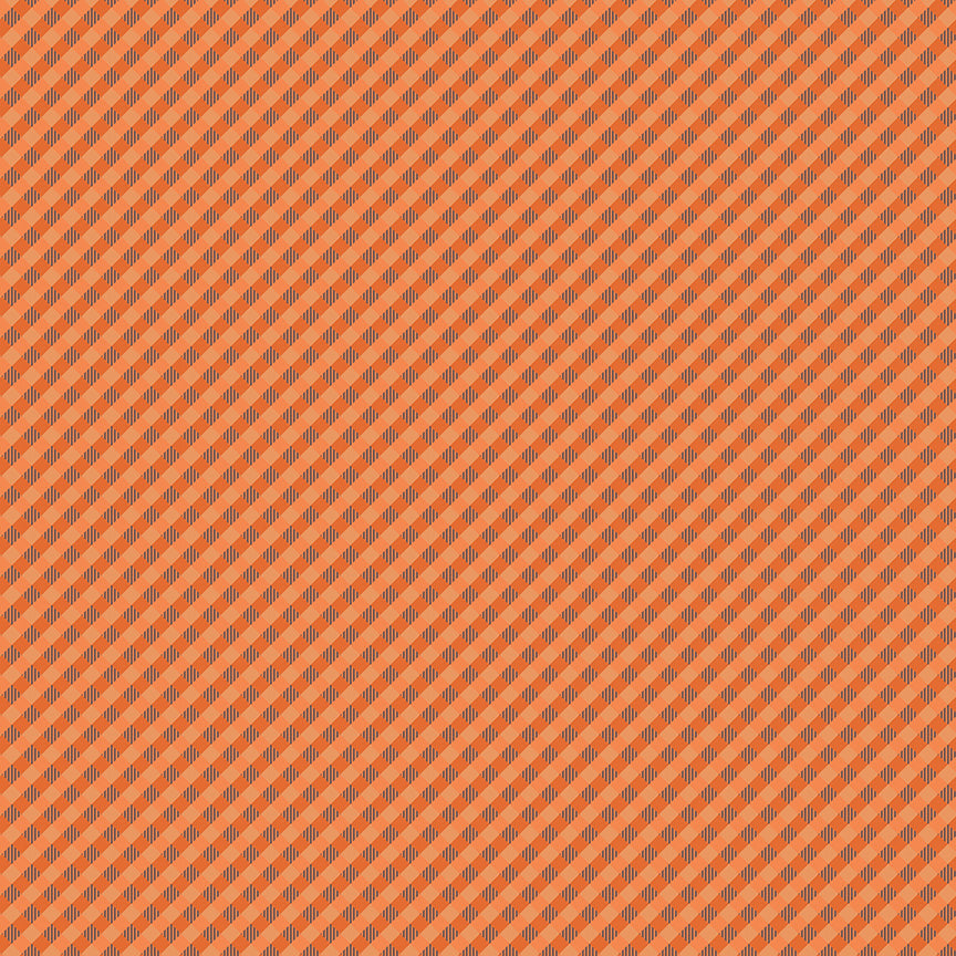 Autumn Gingham Pumpkin - C14660-Pumpkin