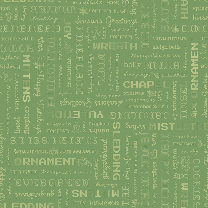 Hometown Holiday - Words - Basil - C14902-BASIL