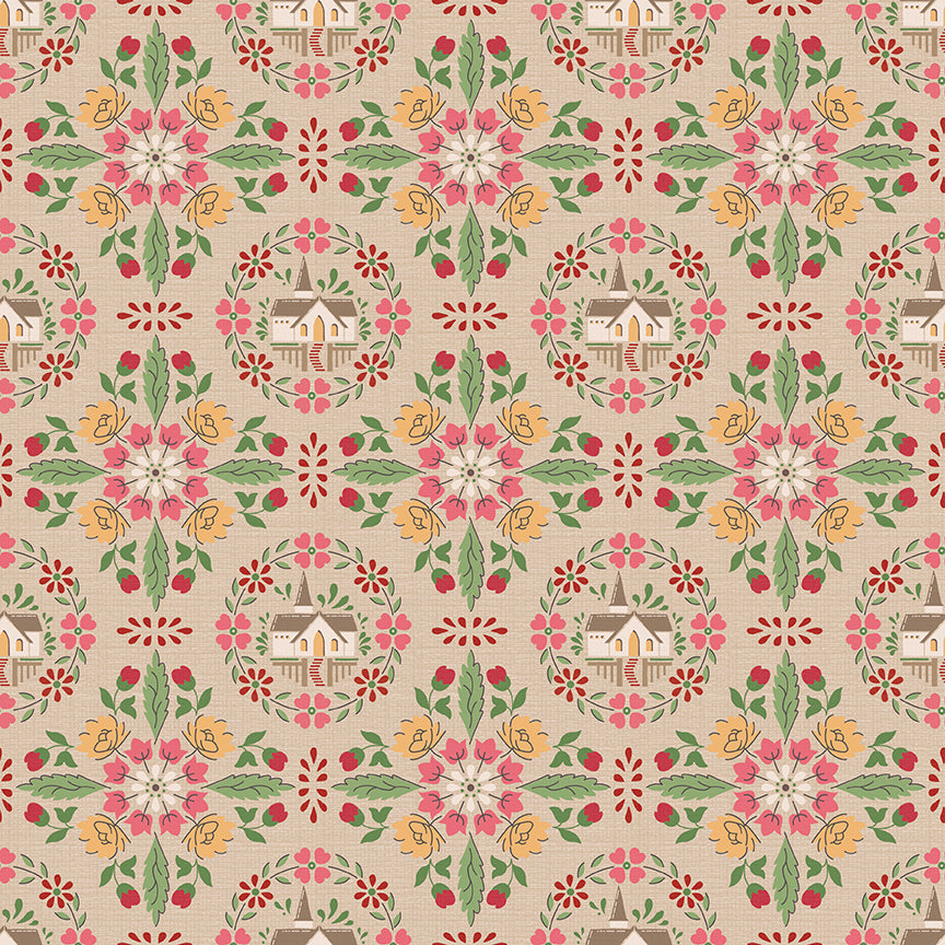 Hometown Holiday - Chapel - Tea Dye - C14930-TEADYE