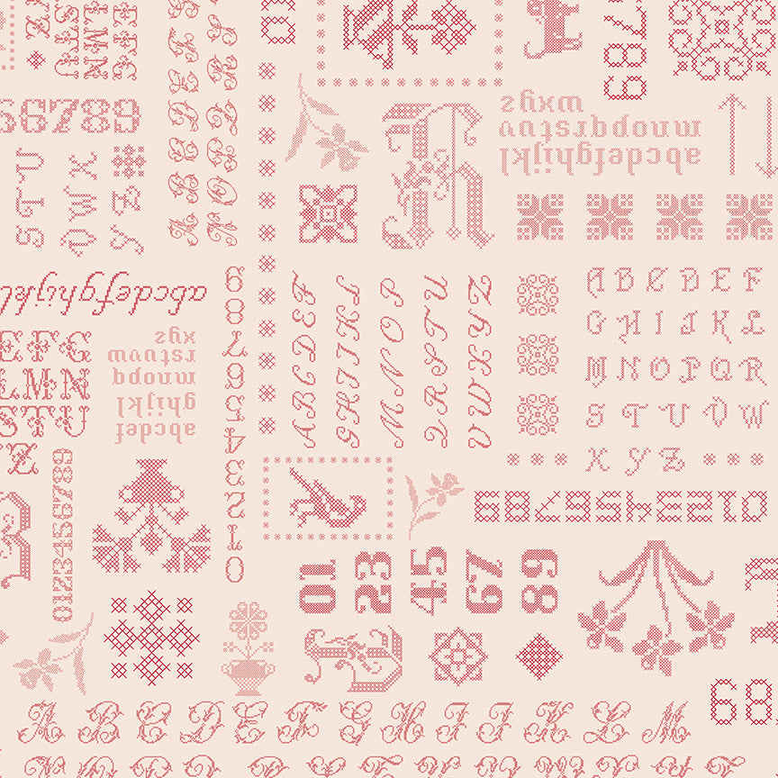 Piece & Plenty - Sampler Red -  C15872-RED