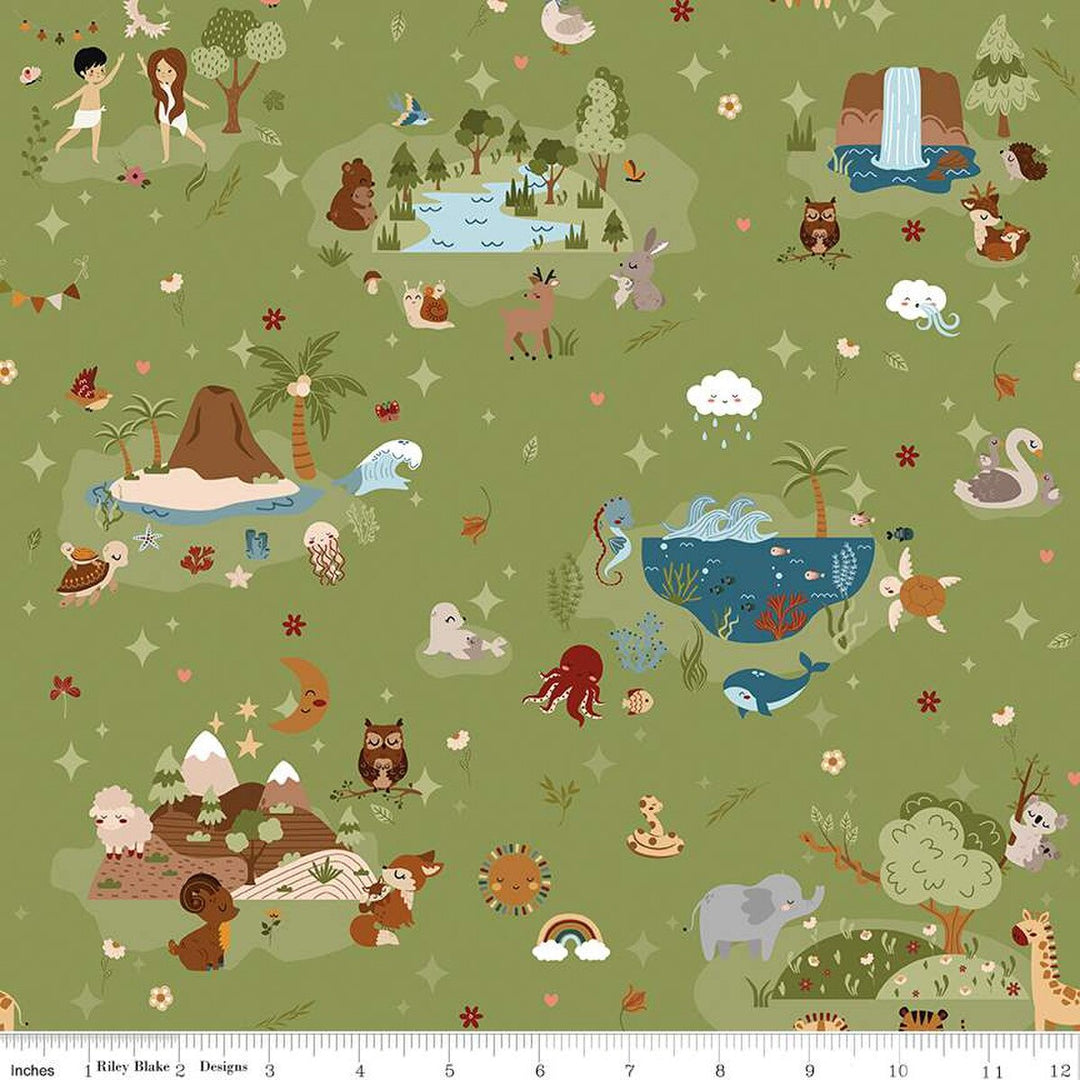 Created With Love - Riley Blake Designs - Main Grass - C15970-GRASS