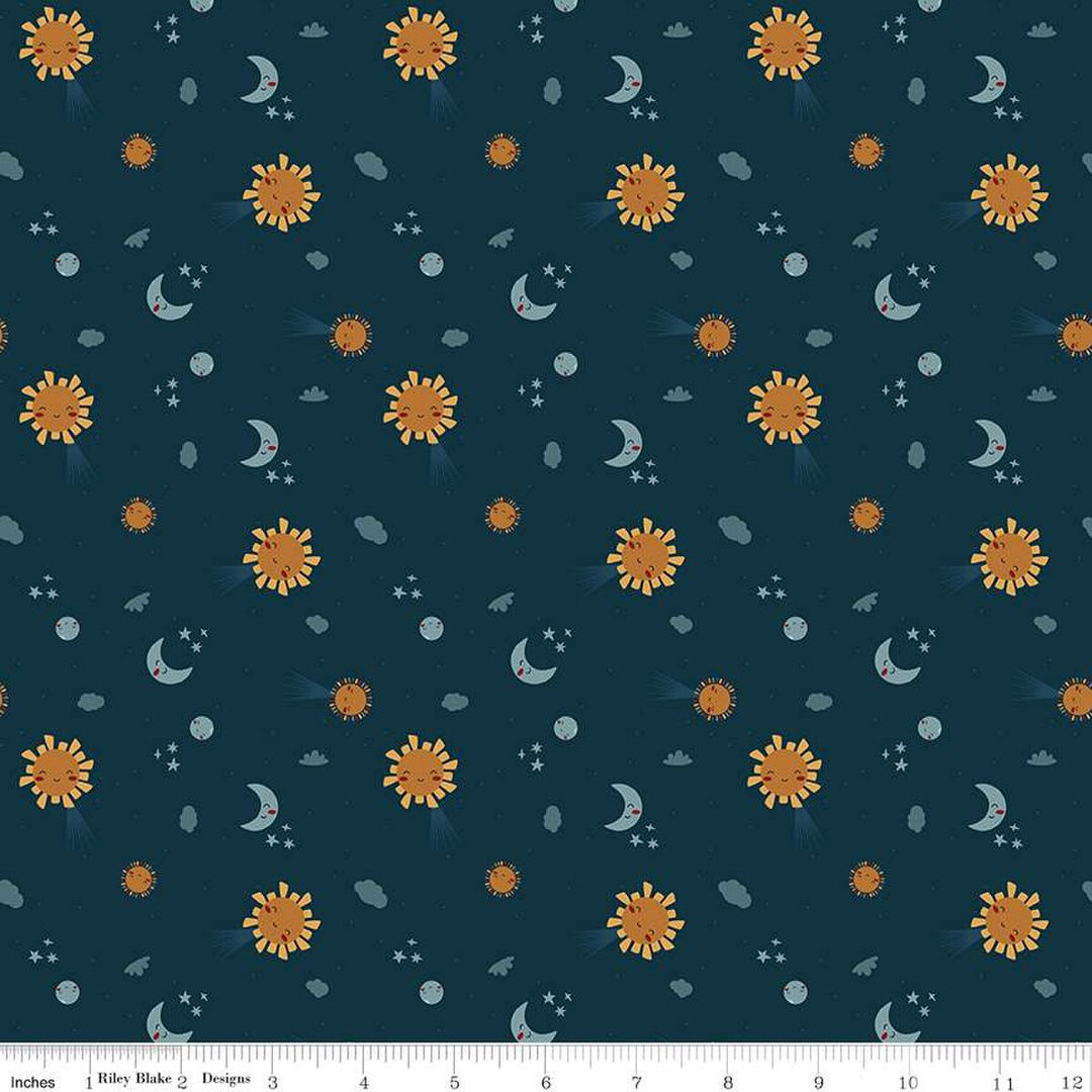 Created With Love - Riley Blake Designs - Light & Dark Night - C15973-NIGHT