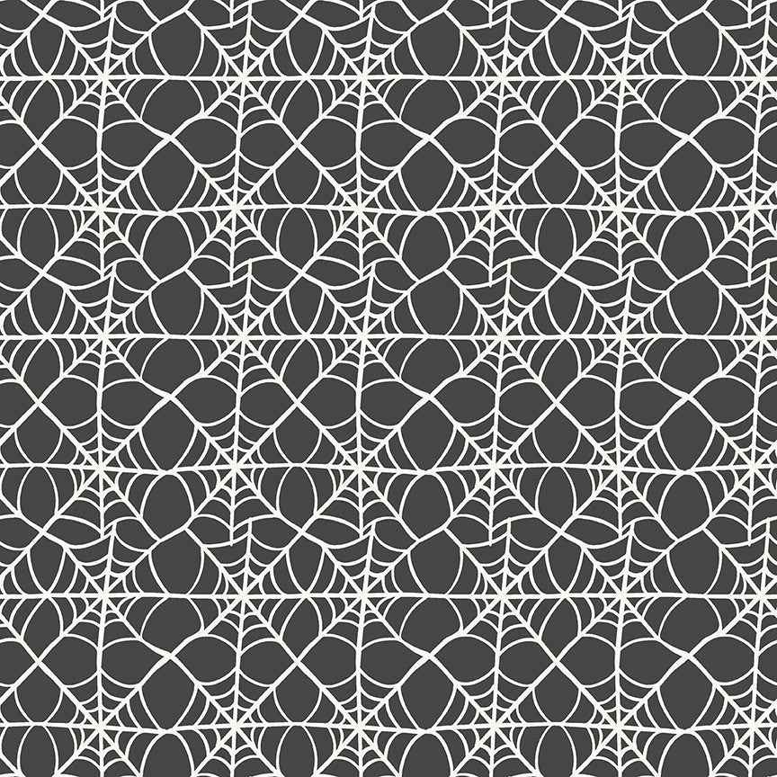 Hey Pumpkin - Webs - Charcoal - C16033-CHARCOAL