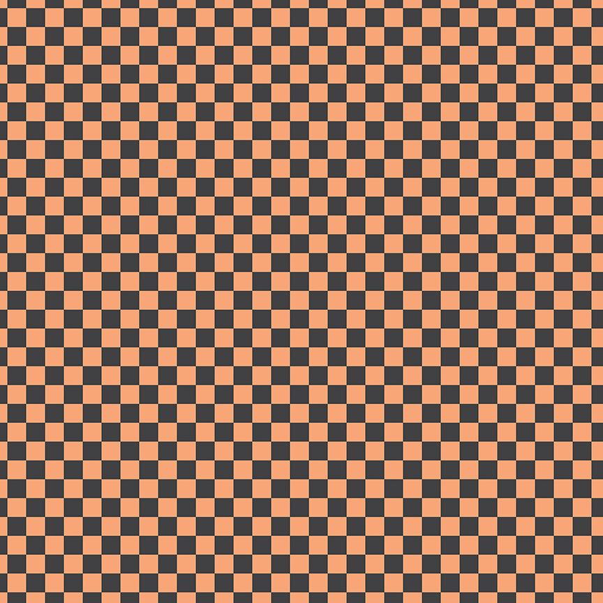 Hey Pumpkin - Checks - Charcoal - C16036-CHARCOAL
