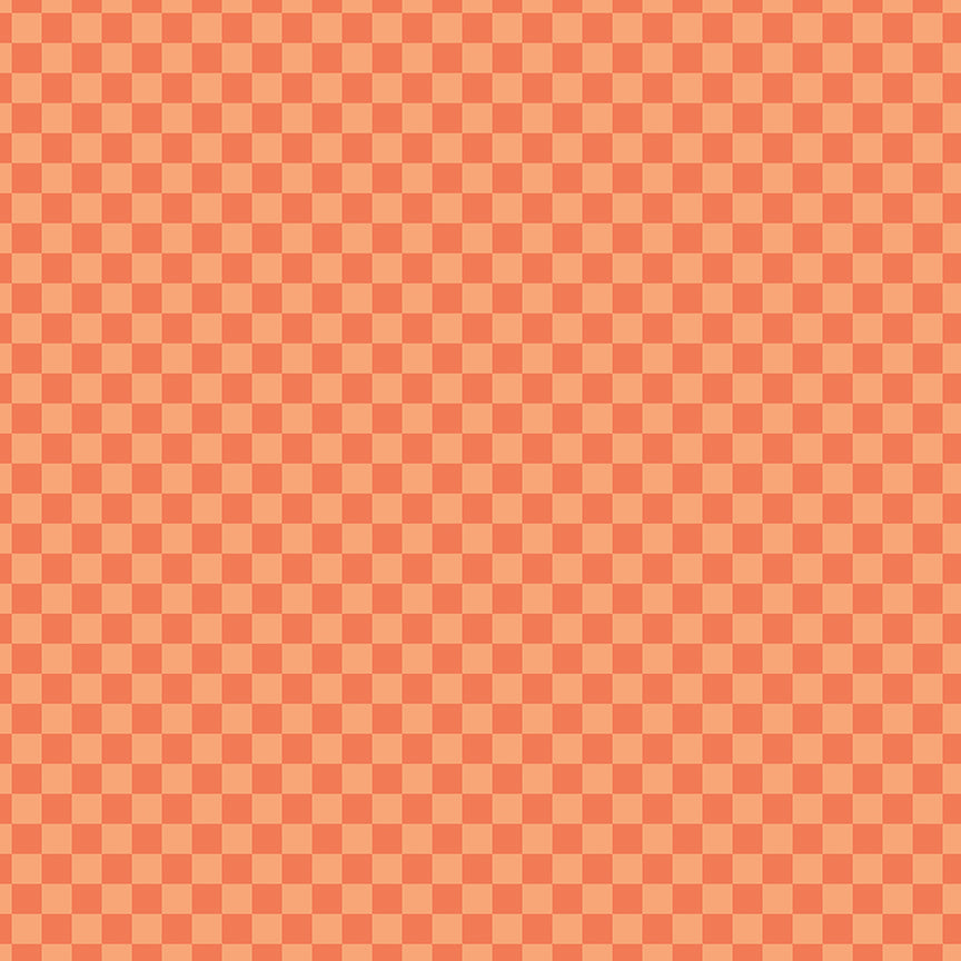 Hey Pumpkin - Checks - Orange - C16036-ORANGE