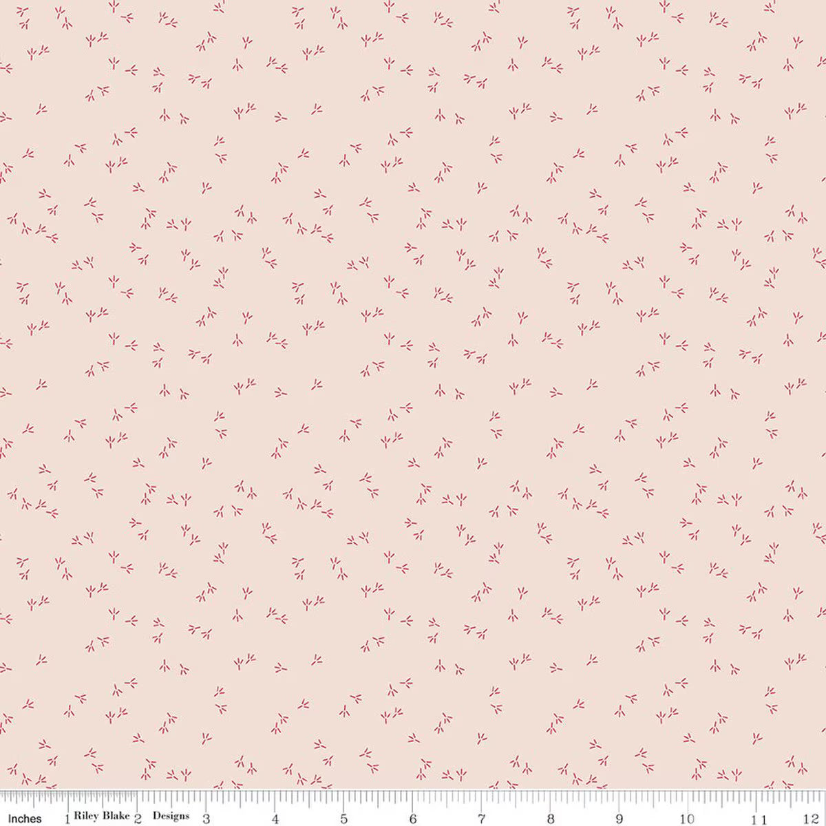 Farmer's Daughter - Chicken Tracks - Tea Rose - C17189-TEAROSE