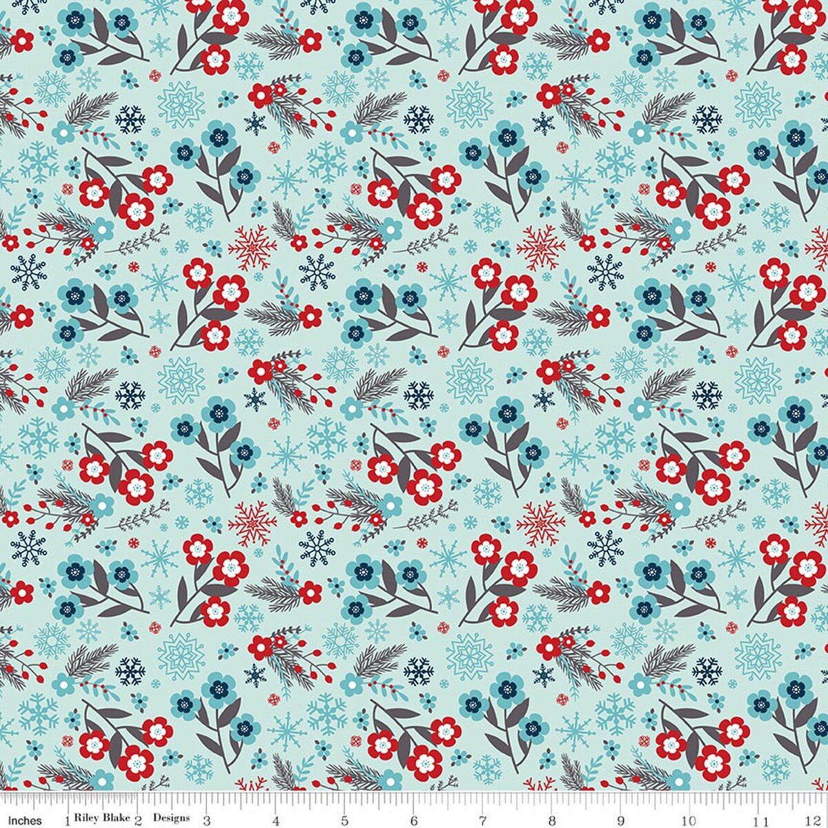 A Perfect Winter - Flowers - Powder - C17991-POWDER