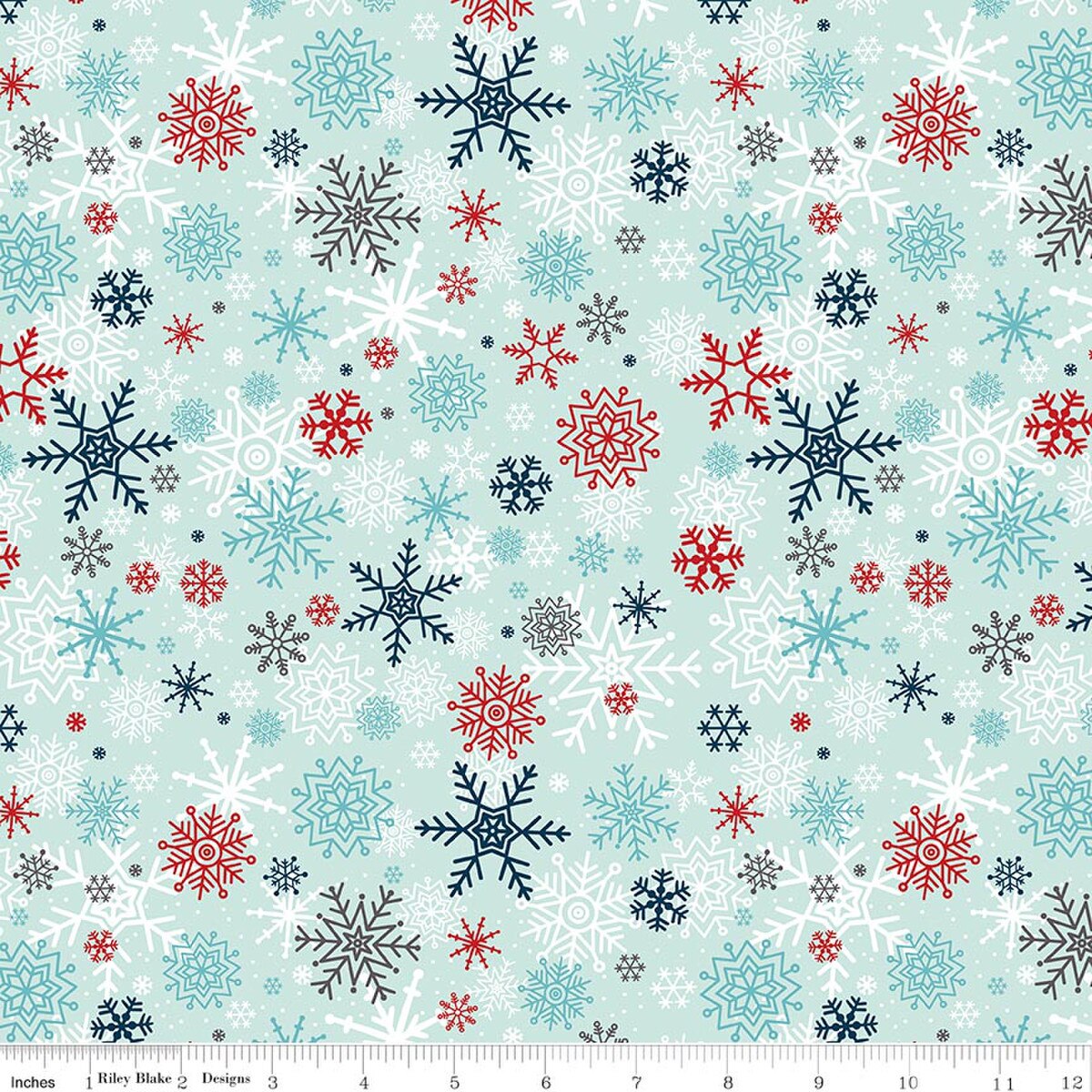 A Perfect Winter - Snowflakes - Powder - C17992-POWDER