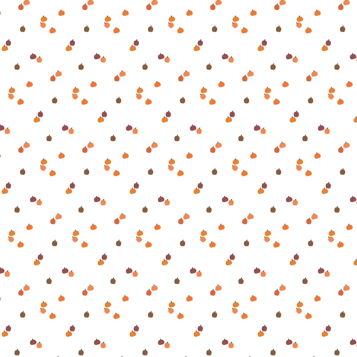 Seasonal Basics - Pumpkins - White - C652-WHITE