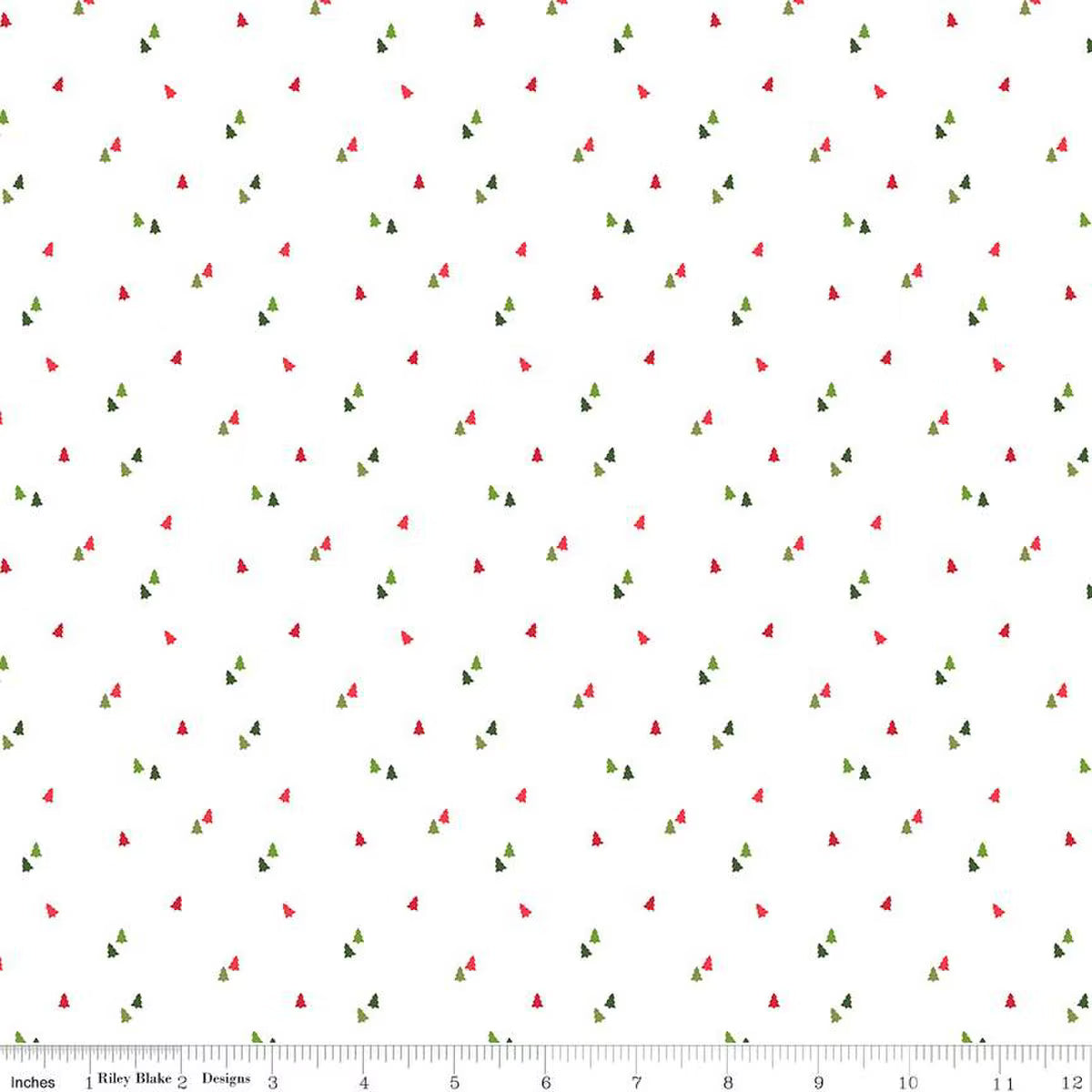 Seasonal Basics - Trees - White - C654-WHITE