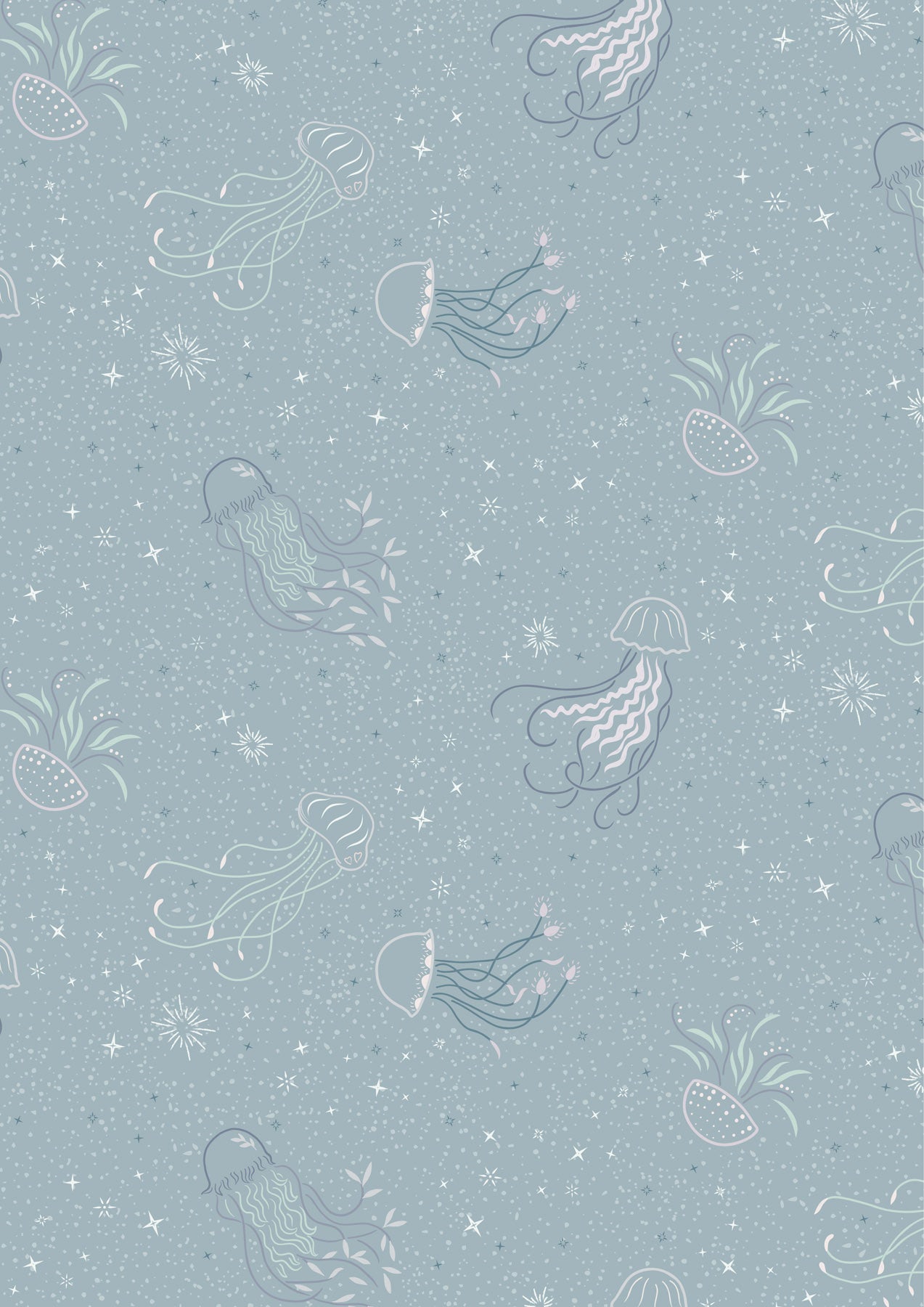 Sound of the Sea - Jellyfish Dance - Dusky Turquoise - CC13.2