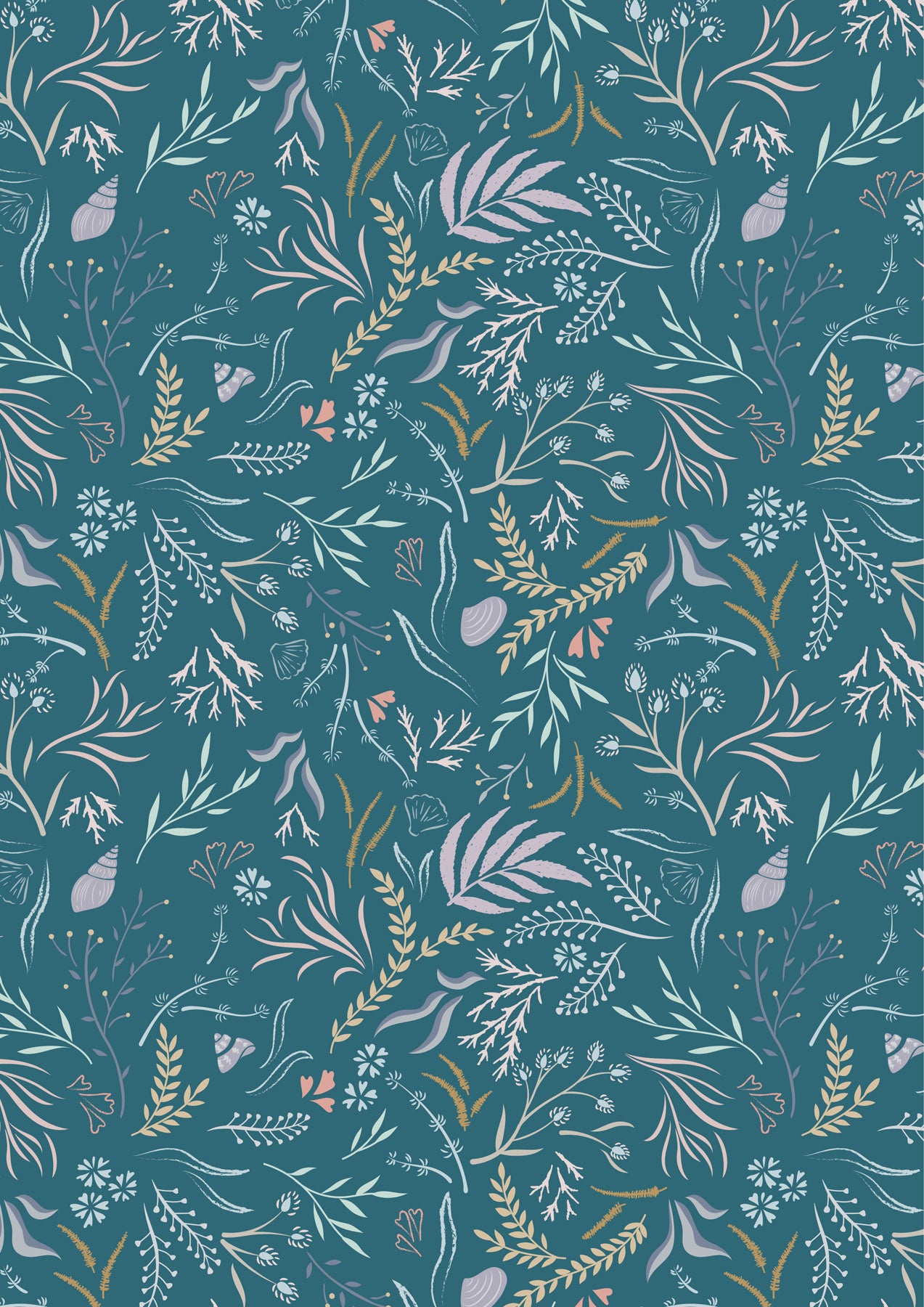 Sound of the Sea - Seaweed Sway - Aegean Blue - CC14.3