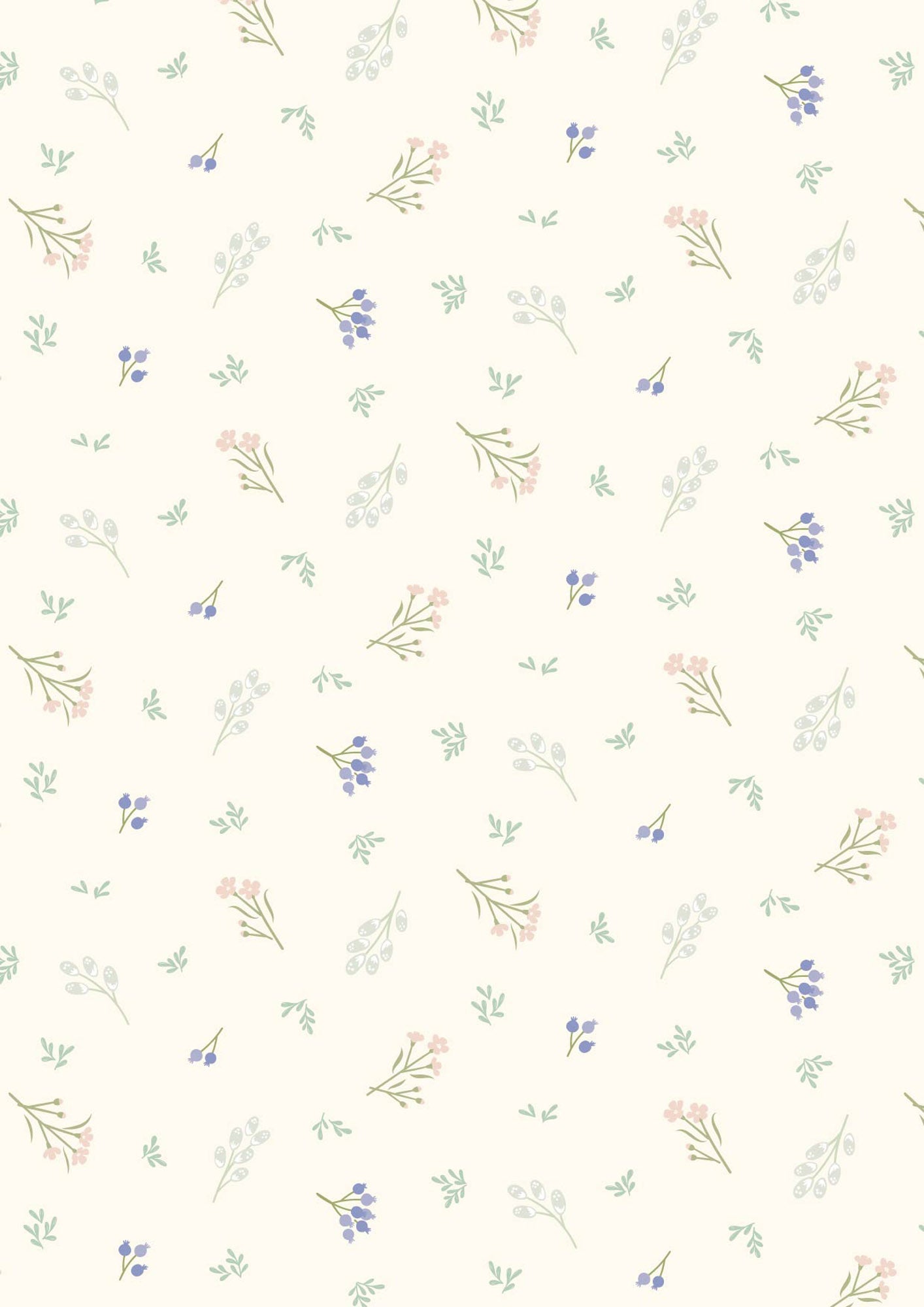 Sky Garden - Scattered Sprig - Cream - CC58.1