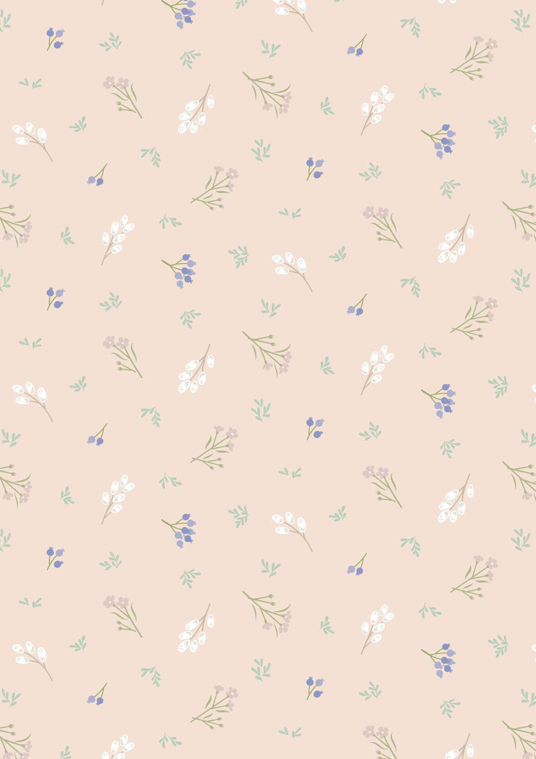 Sky Garden - Scattered Sprig - Pale Peach - CC58.2