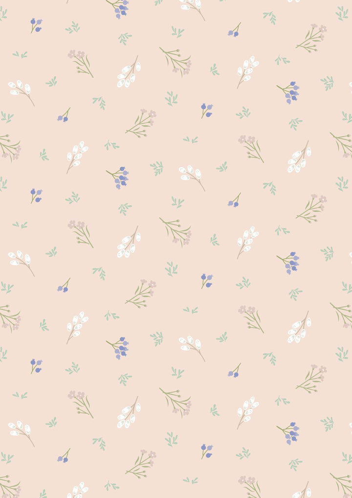 Sky Garden - Scattered Sprig - Pale Peach - CC58.2