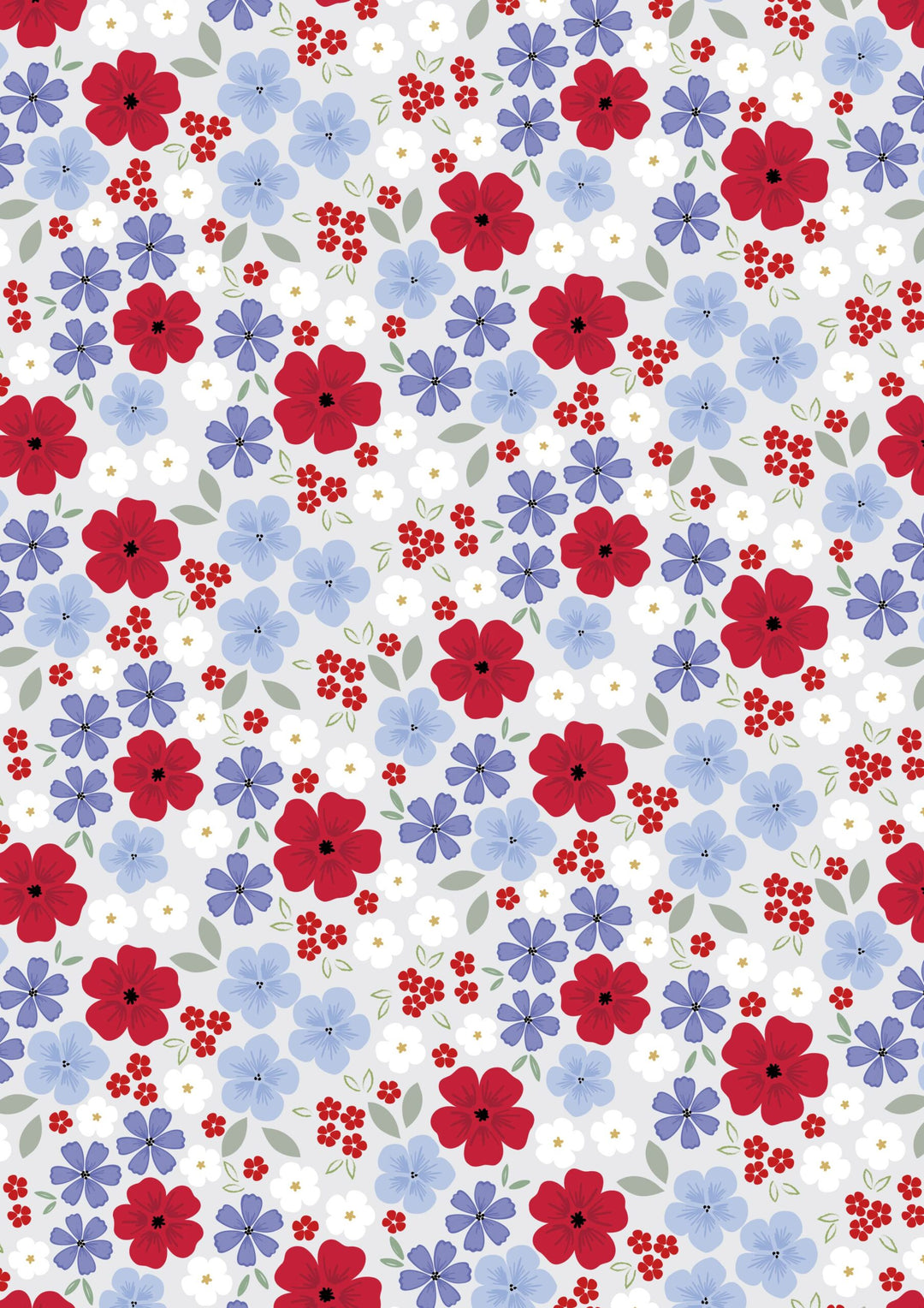 Forever Blooms - Floral Palette - Bright Grey - CC62.1