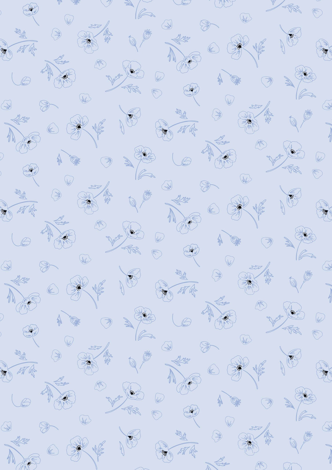 Forever Blooms - Ephemeral Beauty - Pale Blue- CC63.1