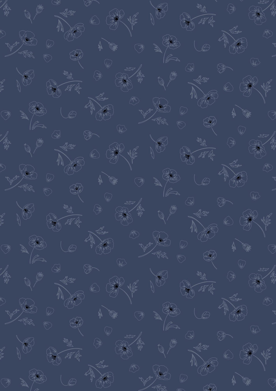 Forever Blooms - Ephemeral Beauty - Prussian Blue - CC63.3