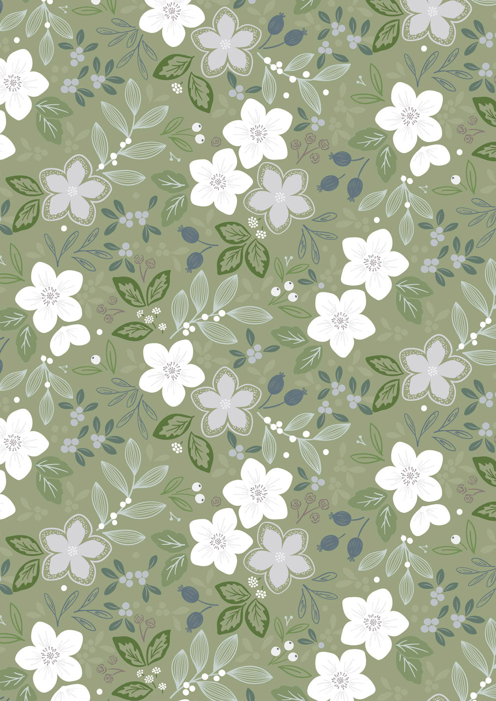 Winter's Garden - Winter's Promise - Light Green - CC72.2
