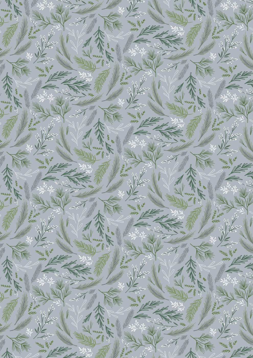 Winter's Garden - Evergreen - Grey - CC74.2
