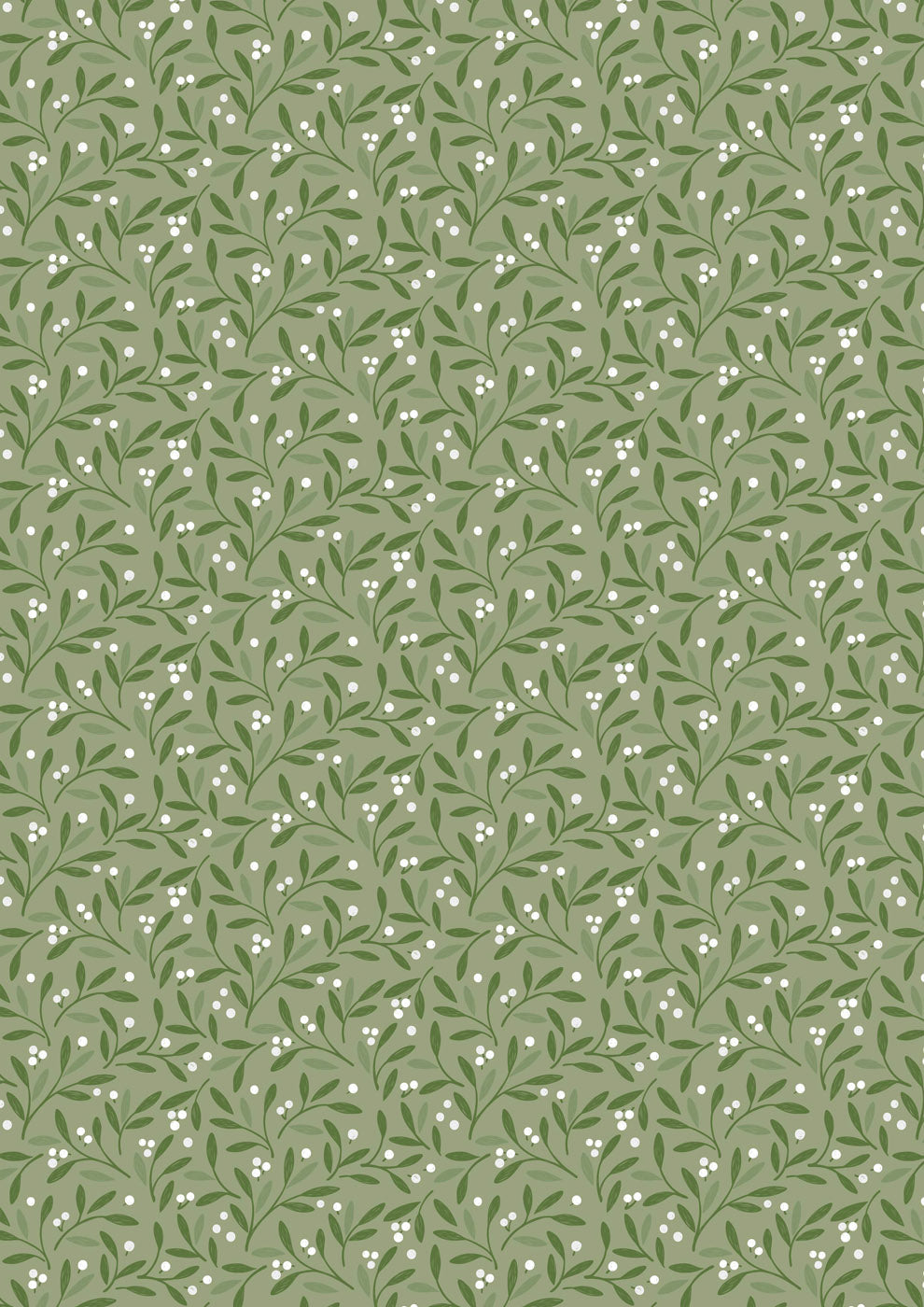 Winter's Garden - Mistletoe Charms - Light Green - CC75.2