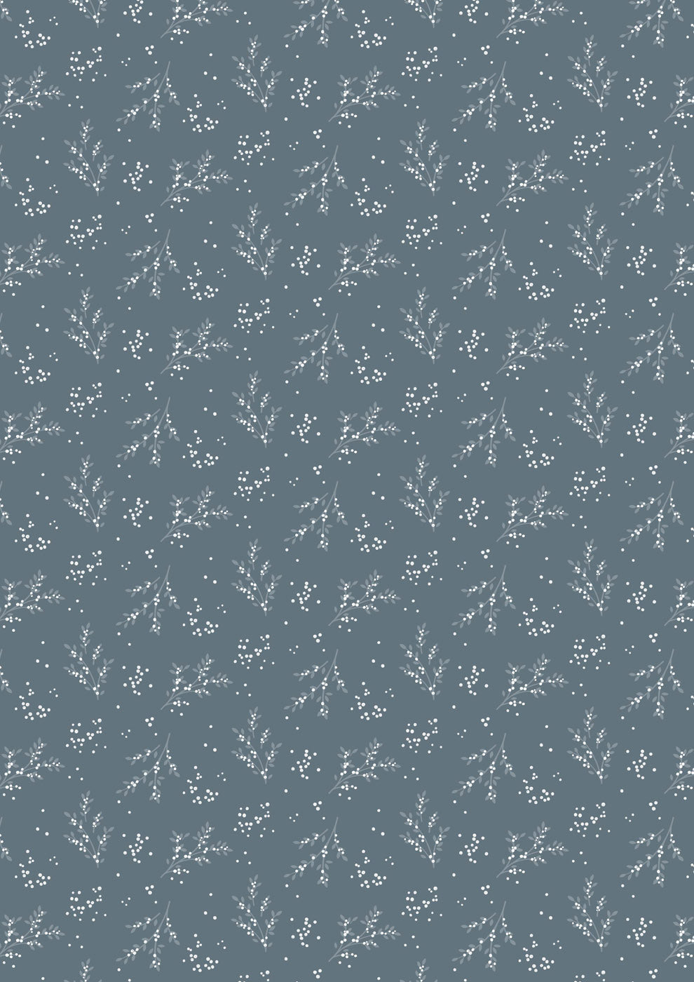 Winter's Garden - Winter's Berry - Blue Grey - CC76.3