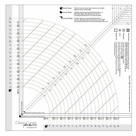 Classic Curves Plus Ruler - Color Girl Quilts