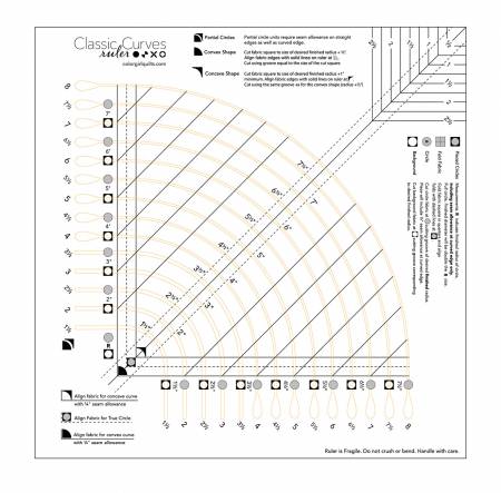 Classic Curves Ruler Redesign - Color Girl Quilts