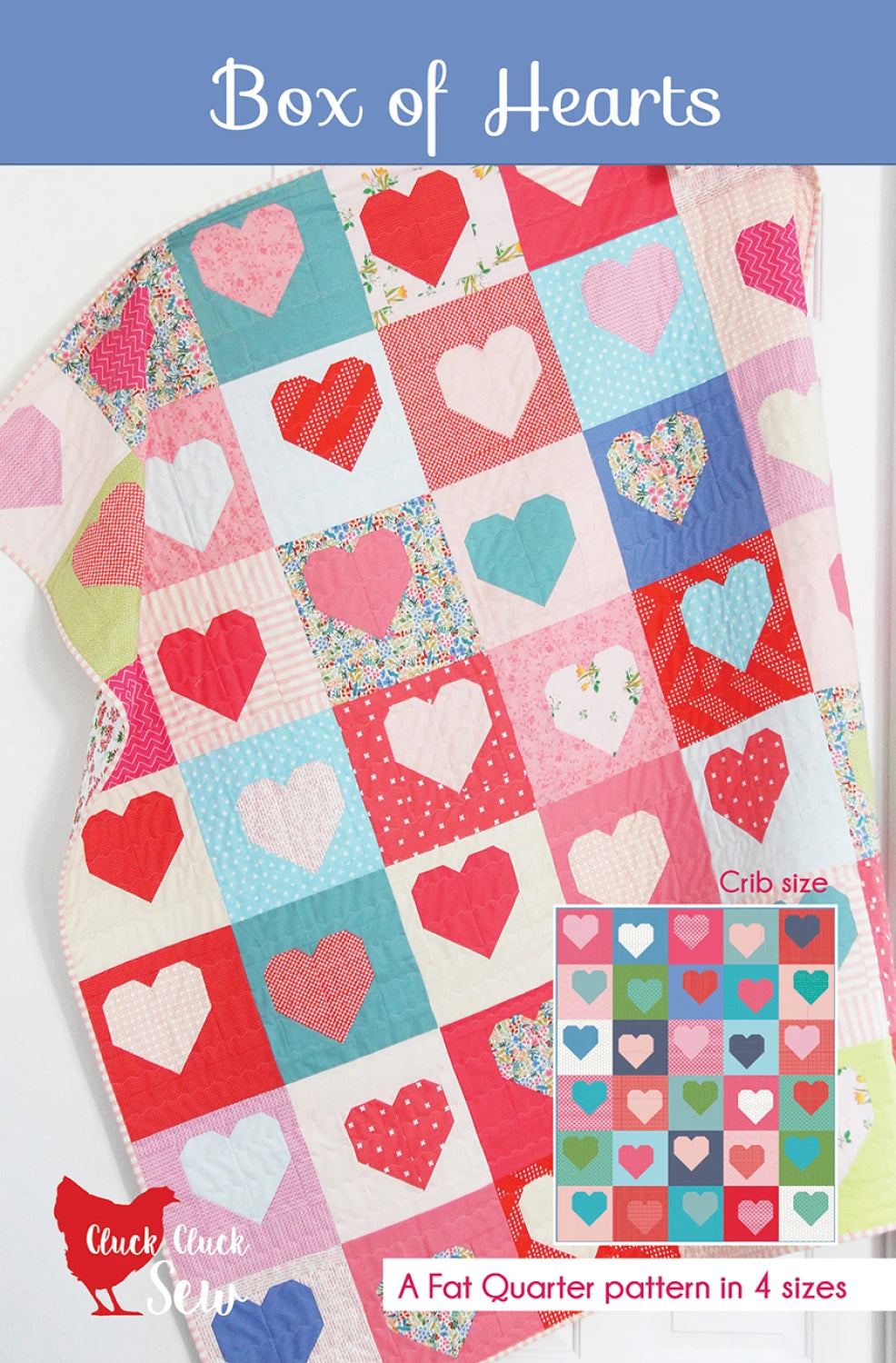 Box of Hearts Pattern - Cluck Cluck Sew