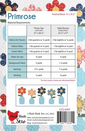 Primrose Quilt Pattern