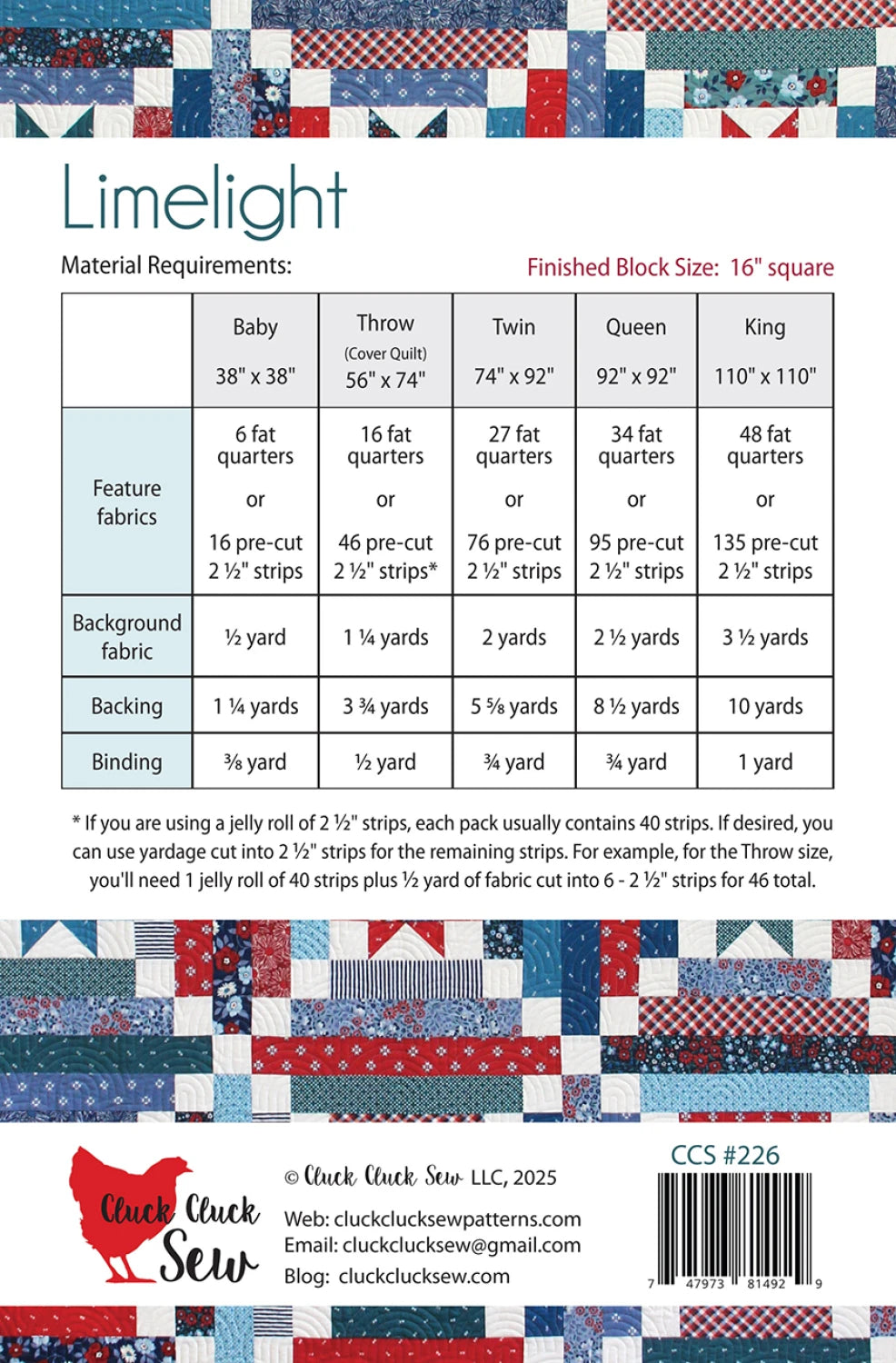 Limelight -  Cluck Cluck Sew