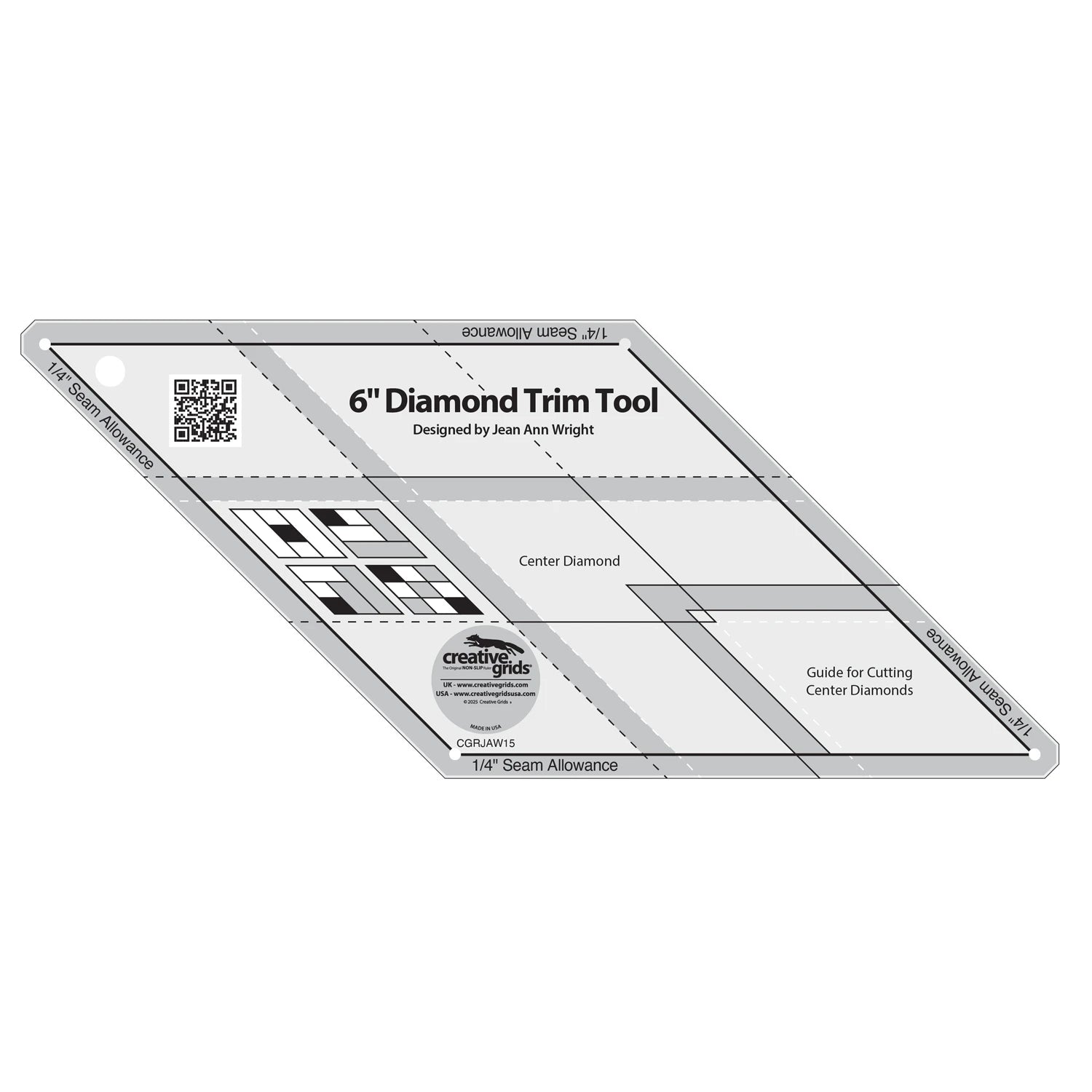 Creative Grids - 6in Diamond Trim Tool