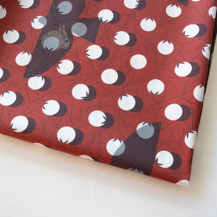 Cottontail in a Cotton Field - Charley Harper - Harvest Vol. 3