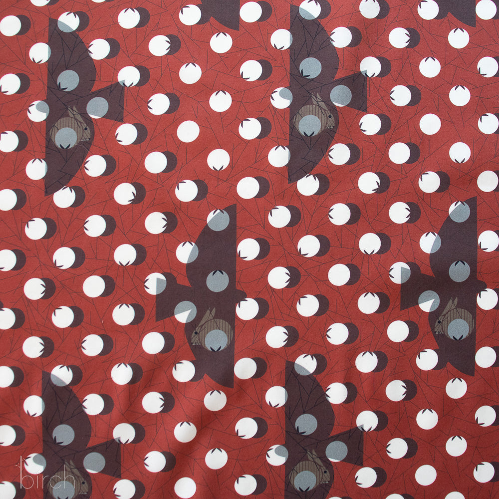 Cottontail in a Cotton Field - Charley Harper - Harvest Vol. 3