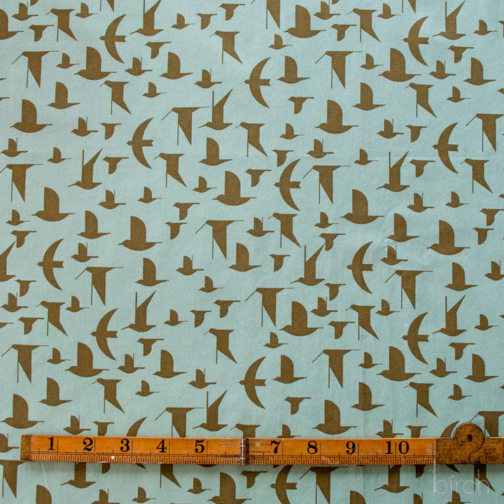 Coastal Vol. 2 - Maritime Birds Seagrass Poplin - Charley Harper