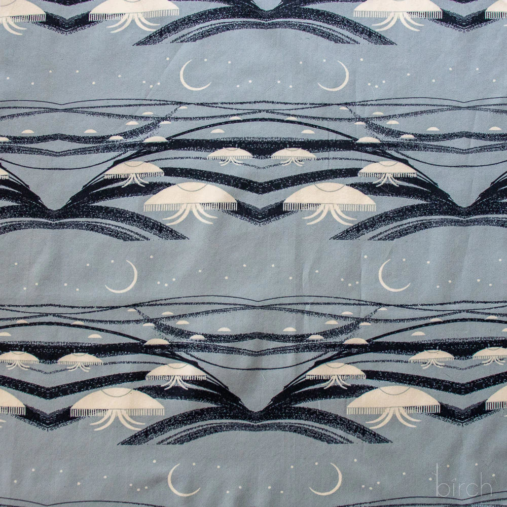 Coastal Vol. 2 - Moonjellies Poplin - Charley Harper