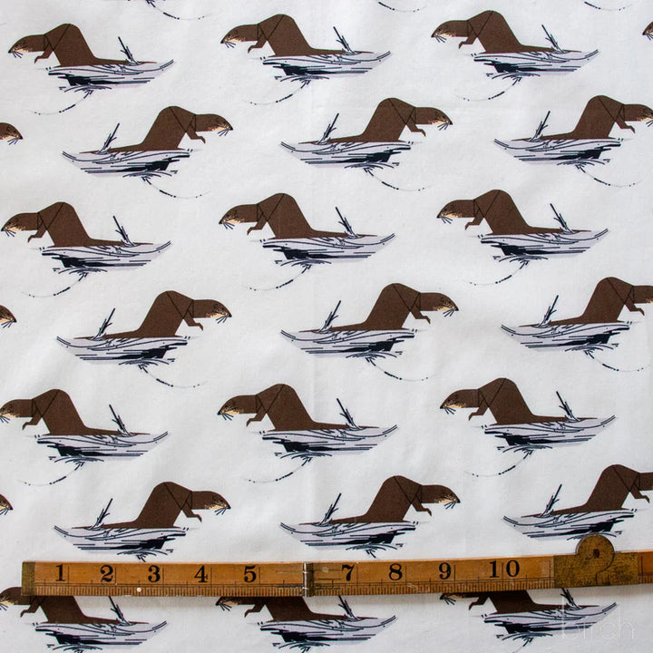 Coastal Vol. 2 - Tree Otter Poplin - Charley Harper