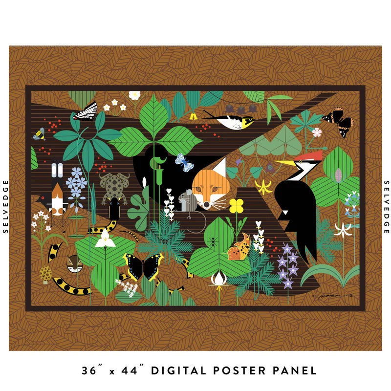 Woodland Wonders - Poster Panel Poplin - CH-457