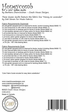 Honeycomb Coach House Designs Quilt Pattern