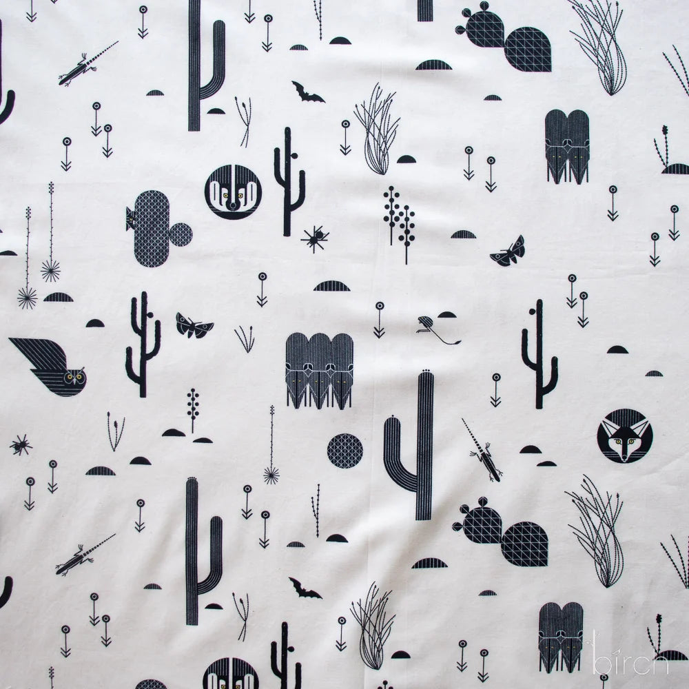 The Desert 2026 - Desert Silhouettes - Cream Poplin - CH-219