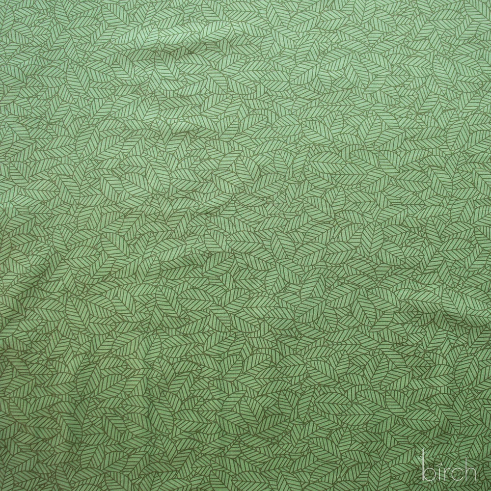 Woodland Wonders - Beds of Leaves - Jade Poplin - CH-460