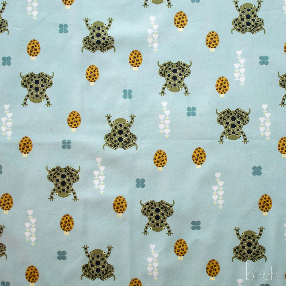 Woodland Wonders - Toad and Shroom - Haze Poplin - CH-461